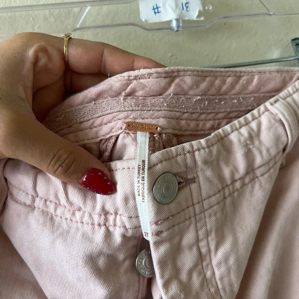 Free‎ People Pink Straight Leg Pants